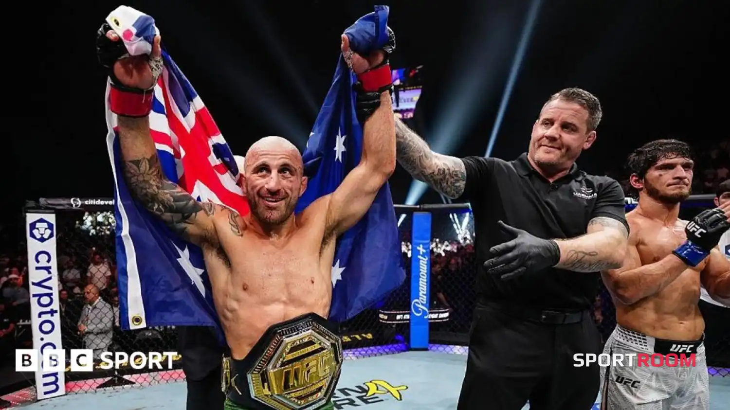 Волкановски Евлоевті тоқтатып, UFC-дегі тоғызыншы чемпиондық жеңісіне жетті