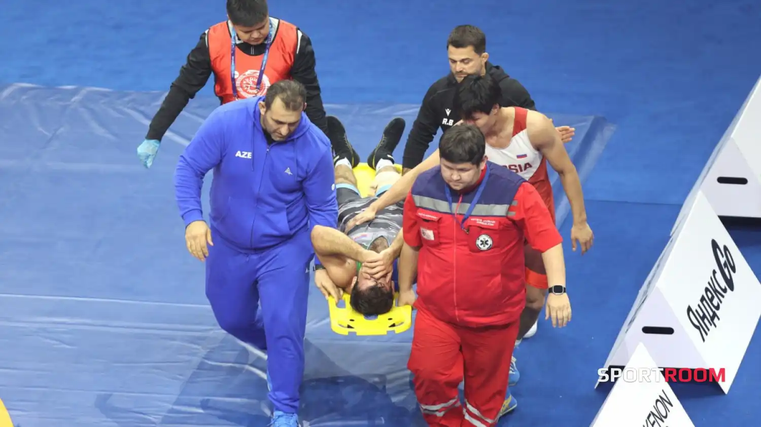 Астанадағы әлем чемпионатында әзербайжан балуаны ауыр жарақат алды